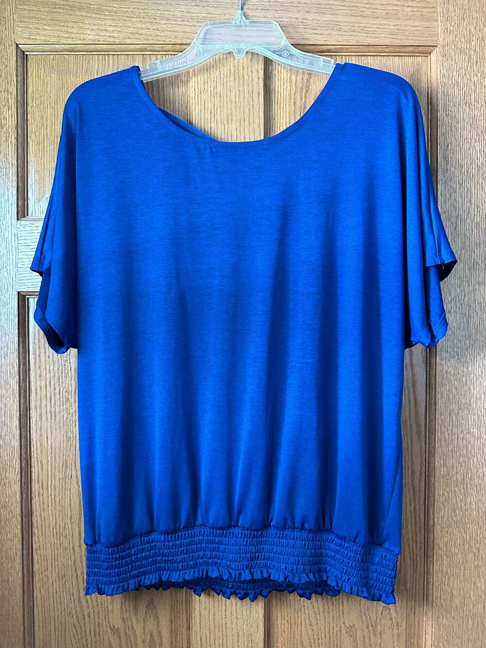 Apt 9 Blue Blouse Size Large